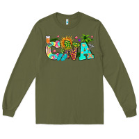 Army Green summer cna Long Sleeve Tee - texasbilliewilder