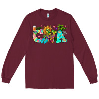 Burgundy summer cna Long Sleeve Tee - texasbilliewilder
