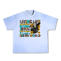 Grape Ice living life somewhere between jesus Urban Heavy Tee - texasbilliewilder