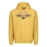 Antique Gold bunny face easter Premium Hoodie - MaliasSmallBusiness