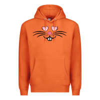 Carrot bunny face easter Premium Hoodie - MaliasSmallBusiness