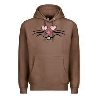 Chestnut bunny face easter Premium Hoodie - MaliasSmallBusiness