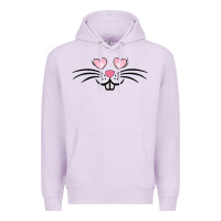Lilac bunny face easter Premium Hoodie - MaliasSmallBusiness