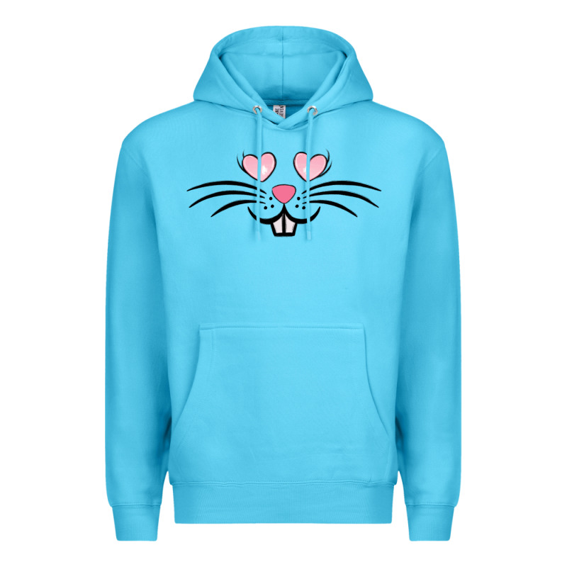 Bunny Face Easter Premium Hoodie by MaliasSmallBusiness | Teevron