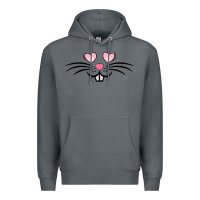 Rock bunny face easter Premium Hoodie - MaliasSmallBusiness