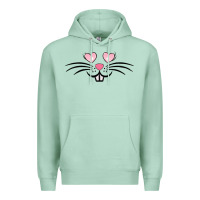 Seafoam bunny face easter Premium Hoodie - MaliasSmallBusiness