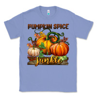 Colony Blue pumpkin spice junkie Classic Tee - BundleAndBundleShop
