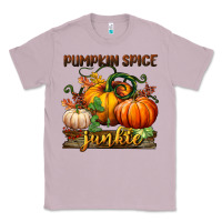 Lilac pumpkin spice junkie Classic Tee - BundleAndBundleShop