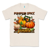 Natural pumpkin spice junkie Classic Tee - BundleAndBundleShop