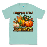 Seafoam pumpkin spice junkie Classic Tee - BundleAndBundleShop