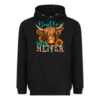 Black don't be a salty heifer long haired cow Heavyweight Hoodie - Jasminsmagicworld