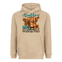 Mushroom don't be a salty heifer long haired cow Heavyweight Hoodie - Jasminsmagicworld