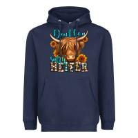 Navy don't be a salty heifer long haired cow Heavyweight Hoodie - Jasminsmagicworld