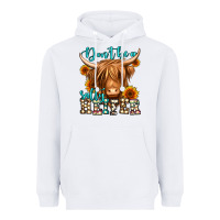 White don't be a salty heifer long haired cow Heavyweight Hoodie - Jasminsmagicworld