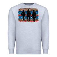 Heather Grey armed forces day soldier Premium Sweatshirt - Artiststas