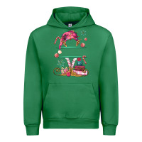 Emerald pink elf costom name and preview Urban Hoodie - MaliasSmallBusiness
