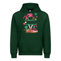 Forest Green pink elf costom name and preview Urban Hoodie - MaliasSmallBusiness