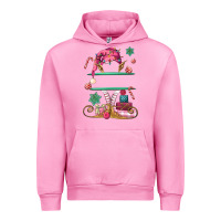 Fuchsia Pink pink elf costom name and preview Urban Hoodie - MaliasSmallBusiness