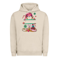 Pigment French Oak pink elf costom name and preview Urban Hoodie - MaliasSmallBusiness