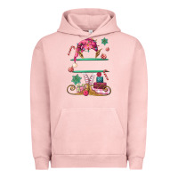 Pigment Salmon pink elf costom name and preview Urban Hoodie - MaliasSmallBusiness