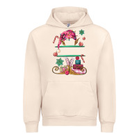 Sandshell pink elf costom name and preview Urban Hoodie - MaliasSmallBusiness