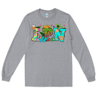 Heather Grey summer lpn Long Sleeve Tee - texasbilliewilder
