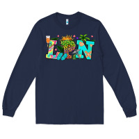 Navy summer lpn Long Sleeve Tee - texasbilliewilder