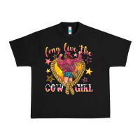 Black long live the cowgirl Urban Heavy Tee - texasbilliewilder