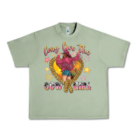 Oil Green long live the cowgirl Urban Heavy Tee - texasbilliewilder
