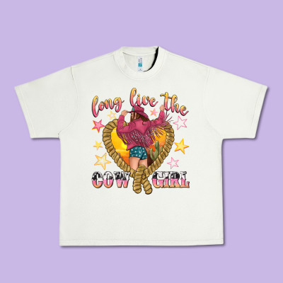 Long Live The Cowgirl Urban Heavy Tee Designed By Texasbilliewilder