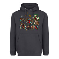 Smoke merry christmas wood slice ornament Heavyweight Hoodie - JahusDesignShop