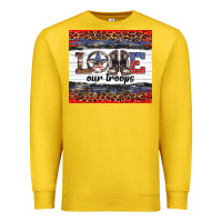 Lemon armed forces day love our troops Premium Sweatshirt - Artiststas