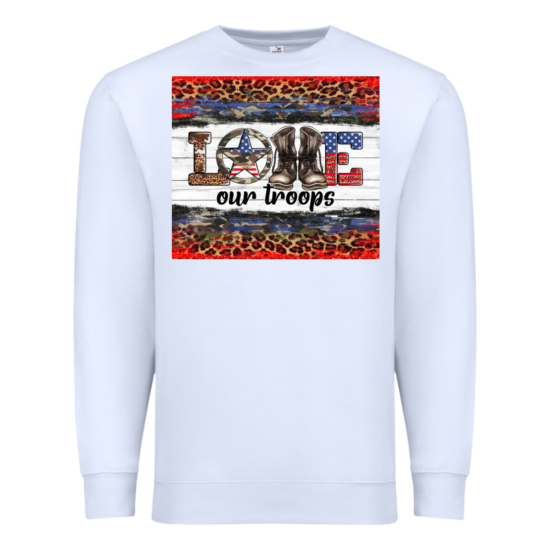 Armed Forces Day Love Our Troops Premium Sweatshirt by Artiststas | Teevron
