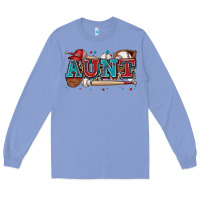 Colony Blue aunt baseball Long Sleeve Tee - Zillion Design Studio
