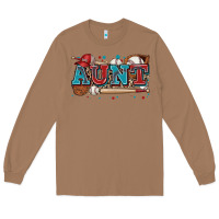 Toasted Coconut aunt baseball Long Sleeve Tee - Zillion Design Studio