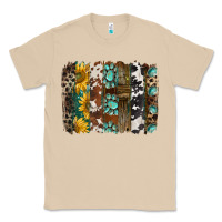 Mushroom western handdrawn patterns brushstrokes Classic Tee - BarkalooDesign