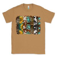 Toasted Coconut western handdrawn patterns brushstrokes Classic Tee - BarkalooDesign