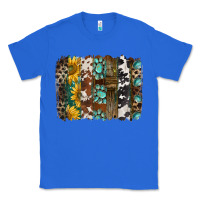 True Royal western handdrawn patterns brushstrokes Classic Tee - BarkalooDesign