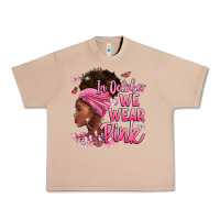 Burro in october we wear pink Urban Heavy Tee - BarkalooDesign