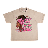 French Oak in october we wear pink Urban Heavy Tee - BarkalooDesign