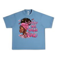 Pebble Blue in october we wear pink Urban Heavy Tee - BarkalooDesign