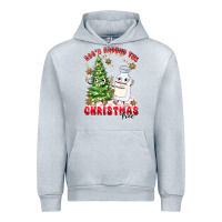 Heather Grey racn around the christmas tree Urban Hoodie - MaliasSmallBusiness