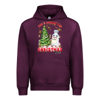 Mauve Wine racn around the christmas tree Urban Hoodie - MaliasSmallBusiness