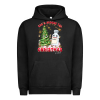 Pigment Black racn around the christmas tree Urban Hoodie - MaliasSmallBusiness
