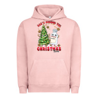 Pigment Salmon racn around the christmas tree Urban Hoodie - MaliasSmallBusiness
