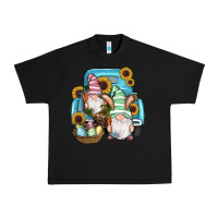Black Easter Gnomes Egg Sunflowers Truck Urban Heavy Tee - RanaPortraitStore