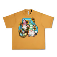 Peanut Butter Easter Gnomes Egg Sunflowers Truck Urban Heavy Tee - RanaPortraitStore