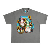 Tornado Easter Gnomes Egg Sunflowers Truck Urban Heavy Tee - RanaPortraitStore