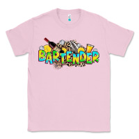 Bubblegum Pink bartender Classic Tee - Zillion Design Studio