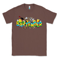 Chestnut bartender Classic Tee - Zillion Design Studio